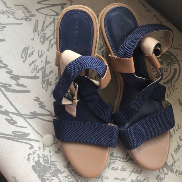 Banana Republic Shoes - Navy wedges